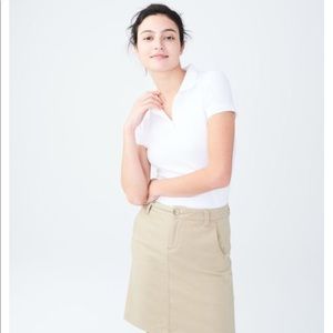 Aeropostale White Polo shirt XS